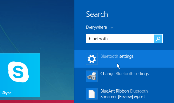Bluetooth-søgning Windows