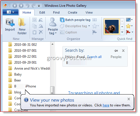 Windows Live Photo Gallery 2011 anmeldelse (bølge 4)