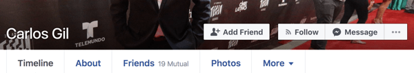 Folk kan følge offentlige indlæg på din personlige Facebook-profil.