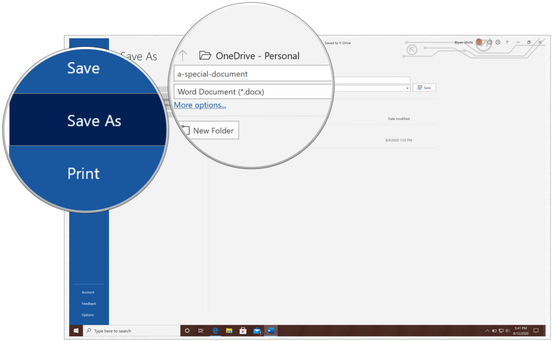 Sådan deler du dit Microsoft Word-dokument ved hjælp af OneDrive