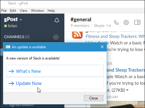 Slack Windows Desktop App Opdateret til 2.0.2