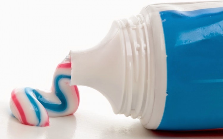 Ukendt anvendelse af tandpasta