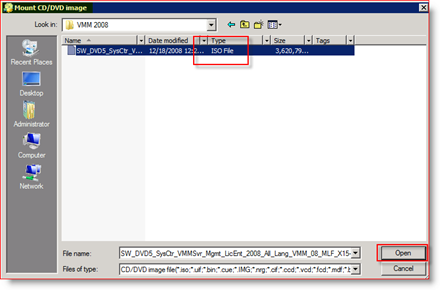 MagicISO Mount ISO i Virtual Drive til Windows Server 2008