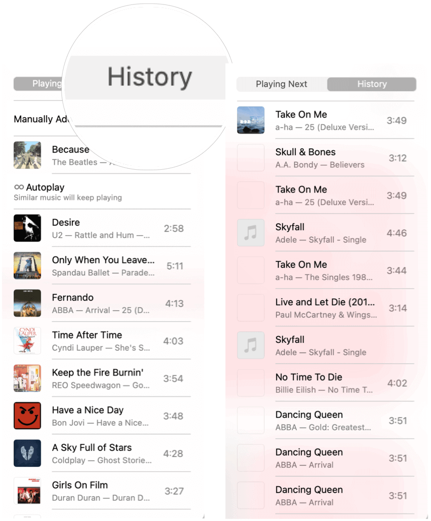 Apple Music-historie