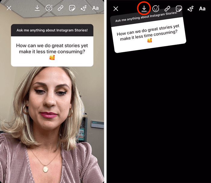 tilføj flere spørgsmål klistermærker svar til Instagram historie billede