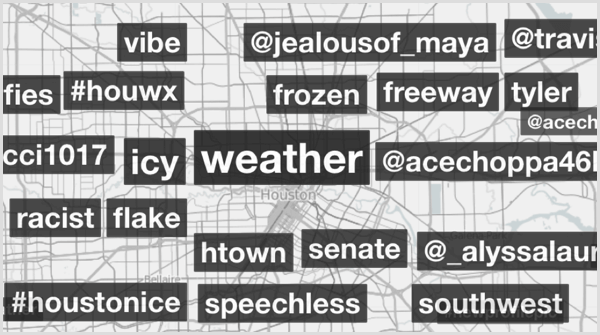 Trendsmap hashtag søgeresultater
