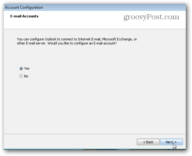 Outlook.com Outlook Hotmail Connector - Opsæt klienten - 2