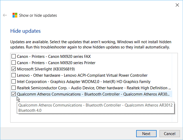 Windows 10: Bloker automatiske Windows-opdateringer med (KB3073930) værktøj