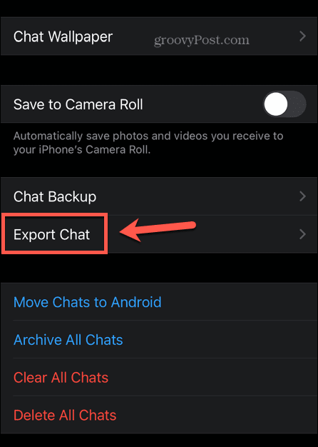 whatsapp eksport chat