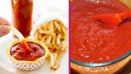 Hvordan man laver den nemmeste ketchup? Tricks til at lave ketchup! Ketchupfremstilling