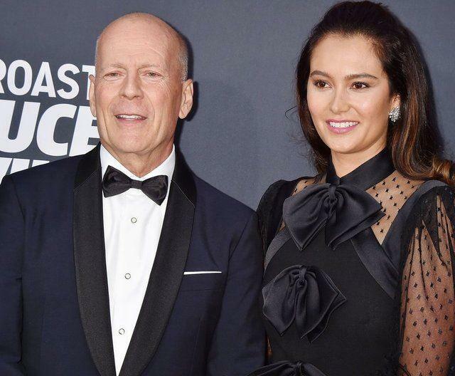 Bruce Willis og hans kone Emma Heming