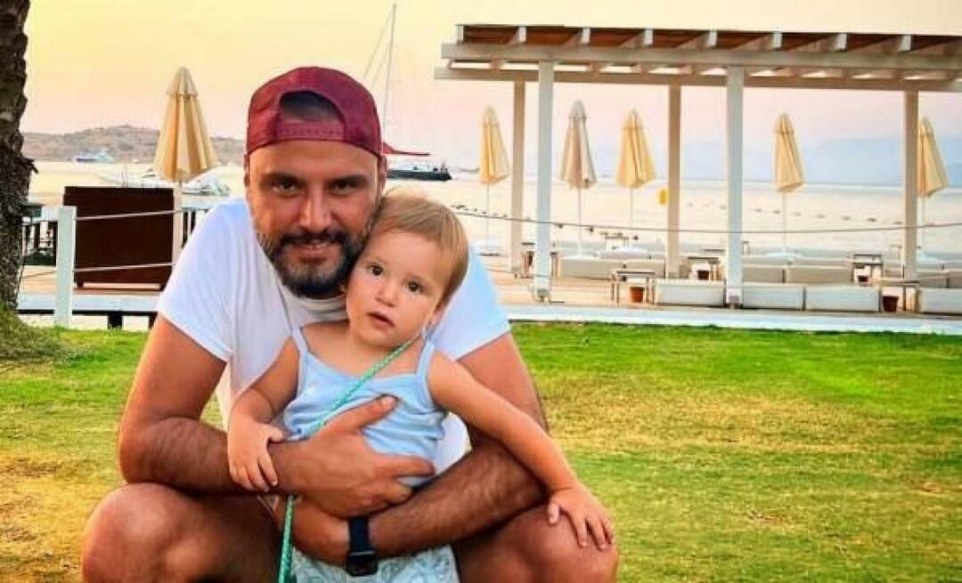 "Hav en god weekend"-positur fra Alişan med sin datter!
