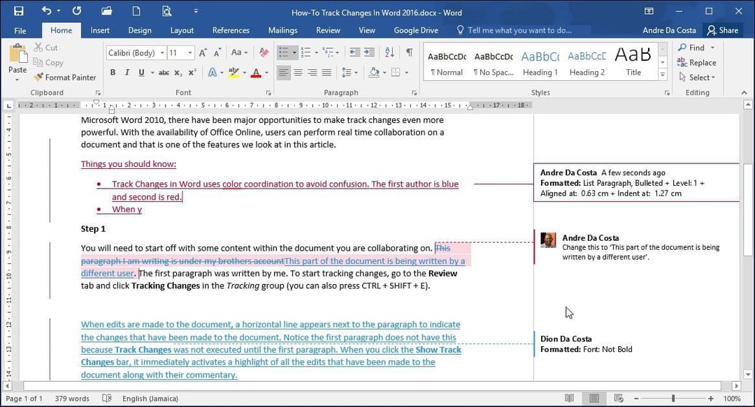Sådan spores ændringer i Microsoft Word-dokumenter
