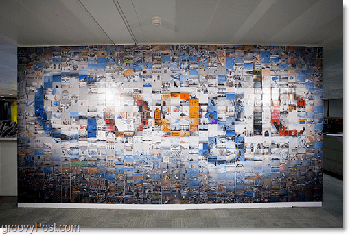 Googles kæmpe foto-mosaik-logo