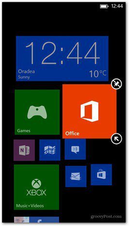 Windows Phone 8 tilpasser fliser 7