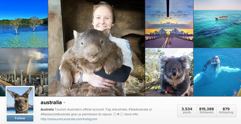 turisme australien instagram