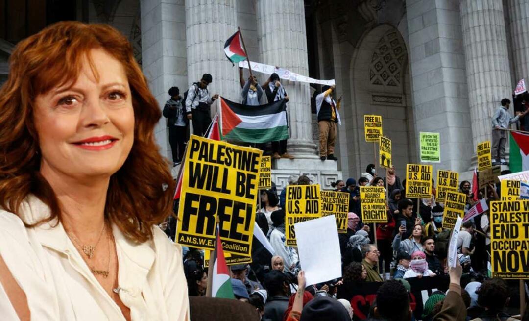 New York stod op for Palæstina! Susan Sarandon udfordrede Israel: Det er tid til at blive fri