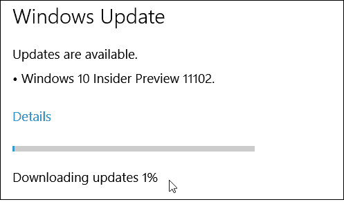 Windows 10 Redstone-forhåndsvisning 11102