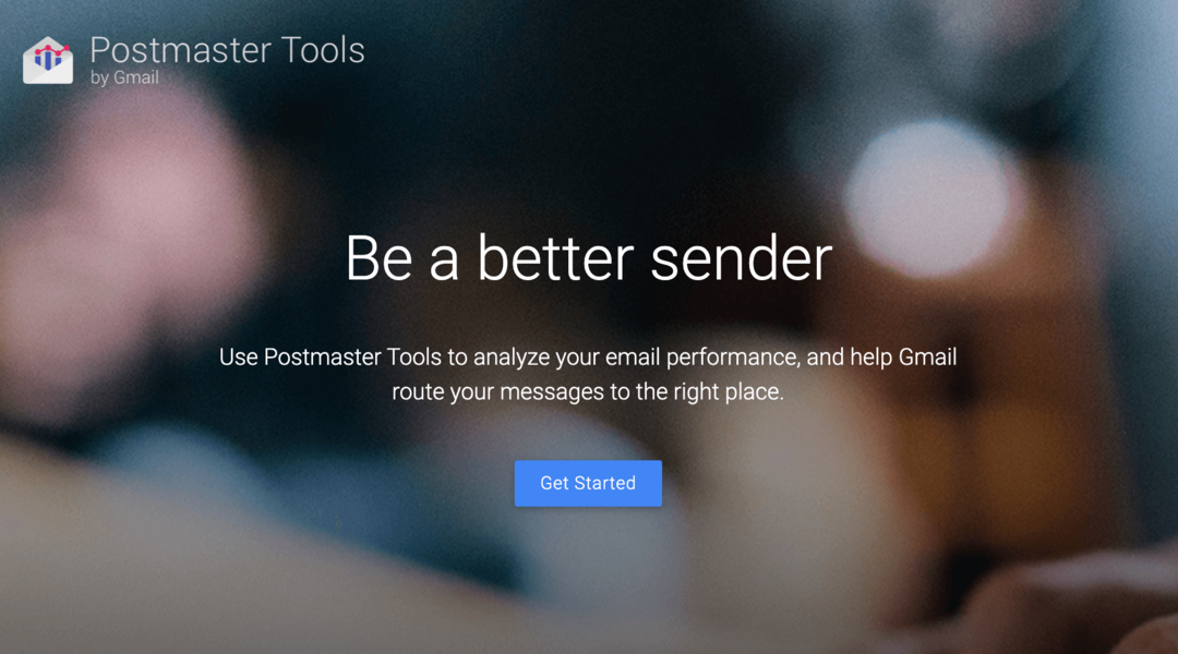 google-postmaster-værktøjer