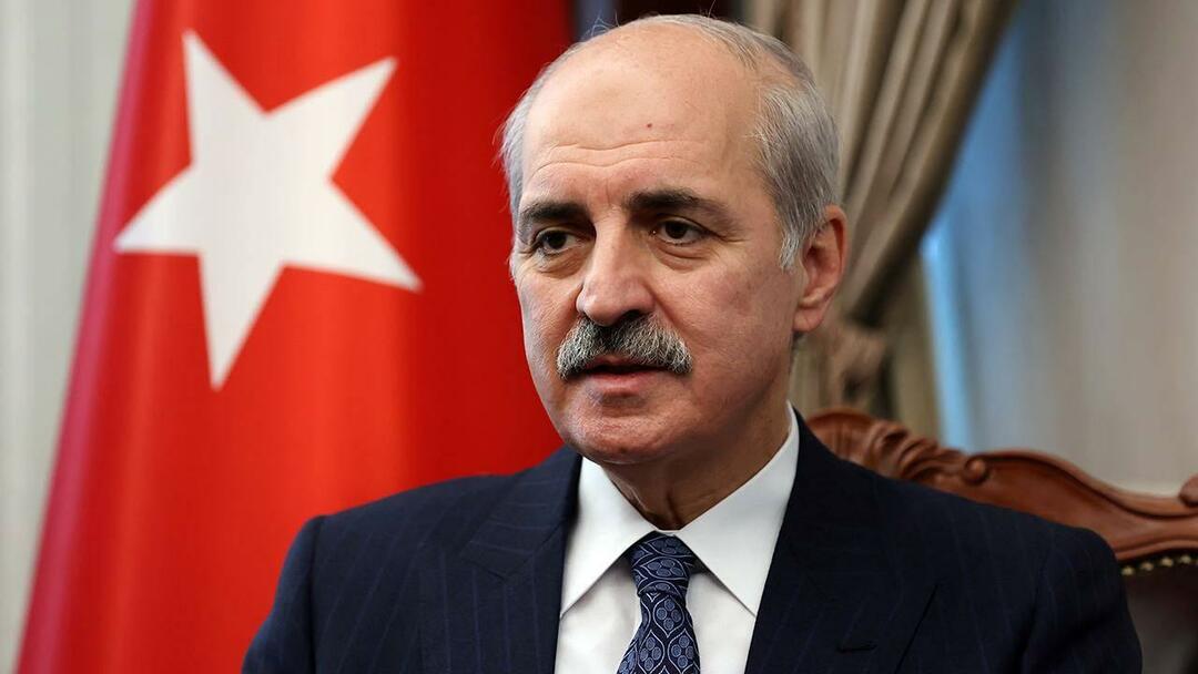  Numan Kurtulmuş, formand for den store nationalforsamling i Türkiye