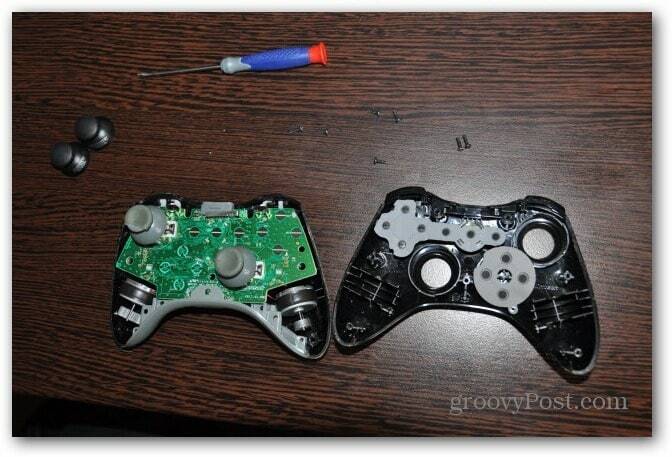 Skift Xbox 360-controller analoge thumbsticks åbne