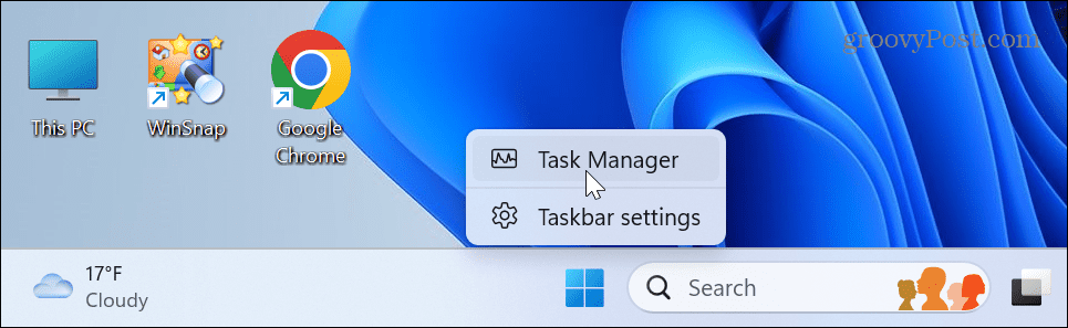 App-hukommelsesbrug på Windows 11