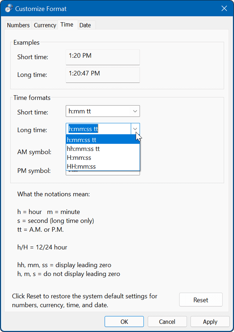 juster regionsindstillinger på Windows 11