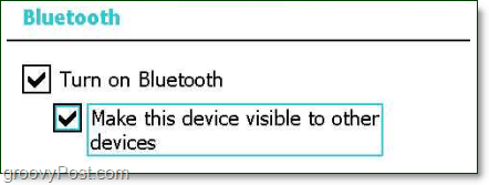 gør din Bluetooth-enhed synlig