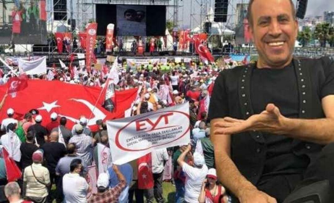 Haluk Levent henvendte sig til EYT-medlemmer efter Erdoğans udtalelse! 