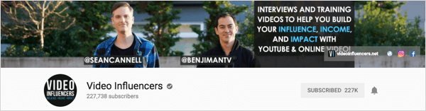 Video Influencers er en kanal, der producerer ugentlige interviews.
