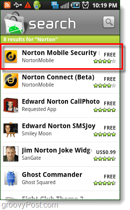download android norton mobiles sikkerhed