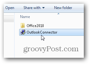 Outlook.com Outlook Hotmail Connector - Start installationsprogram outlookconnector.exe