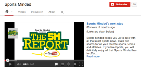 sports minded youtube
