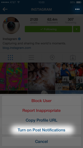 Instagram tilføjer meddelelser om indlæg
