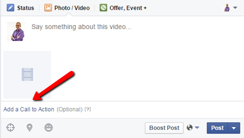 facebook video annonce opfordring til handling