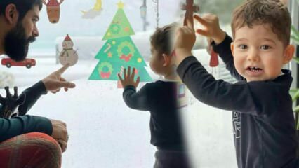 Burak Özçivit og Fahriye Evcens søn Karan mødte baby-sne for første gang!