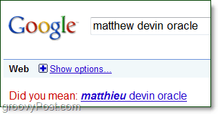 google med opdaterede korrigerede navne