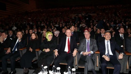 Præsident Erdoğan og First Lady Fazıl Say deltog i koncerten