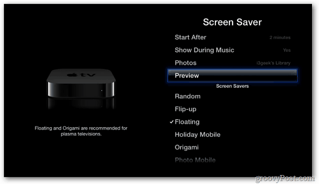 Apple TV: Brug dine fotos som pauseskærm