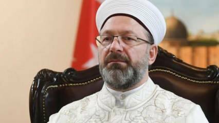 Præsident for religiøse anliggender Prof. Dr. Meget hård reaktion fra Ali Erbaş til Israel!