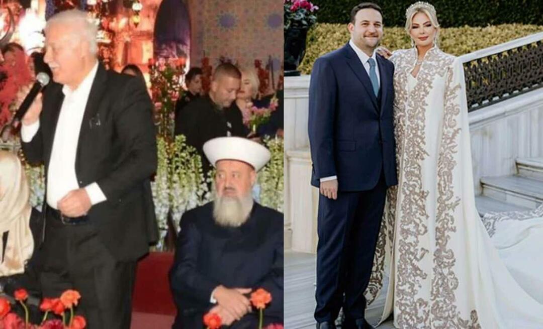Den tidligere model Burcu Özüyaman blev gift! Nihat Hatipoğlu blev gift