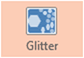 Glitter PowerPoint-overgang