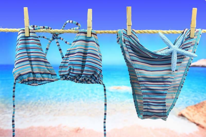 Hvordan vaskes bikinier og badedragter? Tricks af bikini og badedragt rengøring