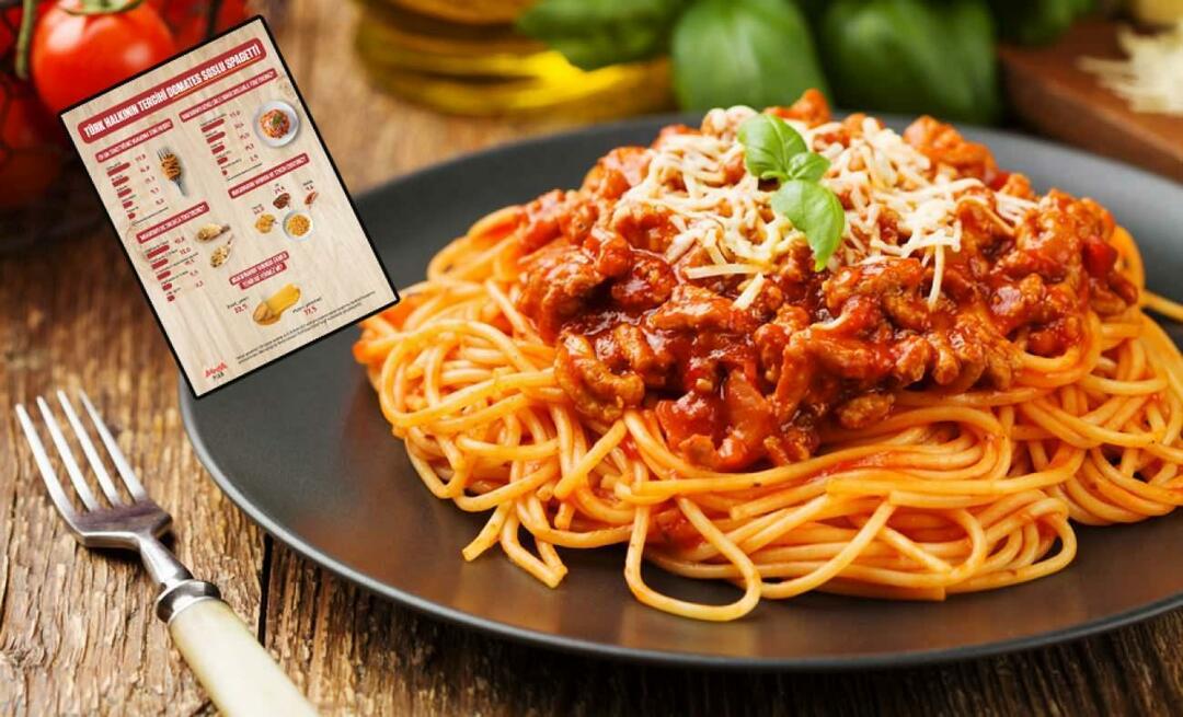Areda Piar undersøgte: Den mest populære pasta i Tyrkiet er spaghetti med tomatsauce