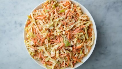 Hvordan laver man en praktisk Coleslaw kålsalat?
