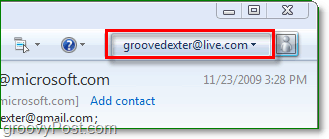 log ind på windows live via windows live mail