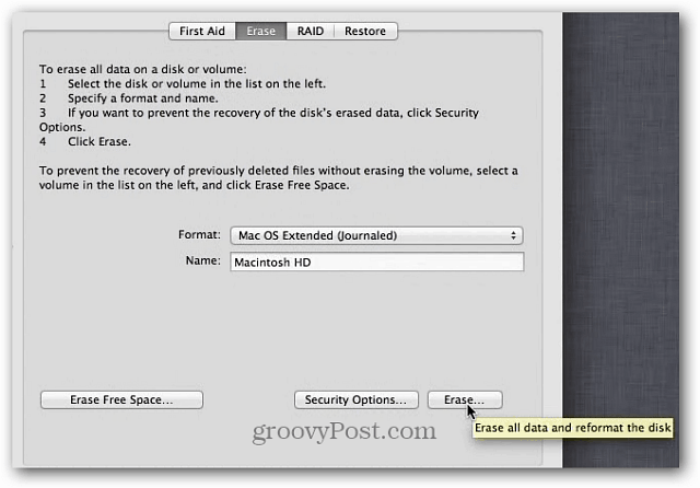 Sådan slettes din Mac's harddisk og geninstallerer OS X