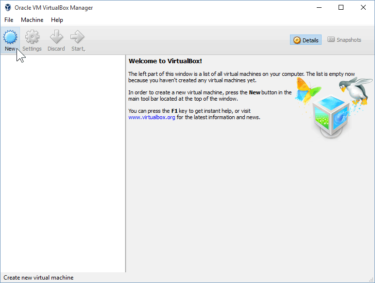 01 Opret en ny virtuel maskine (Windows 10-installation)