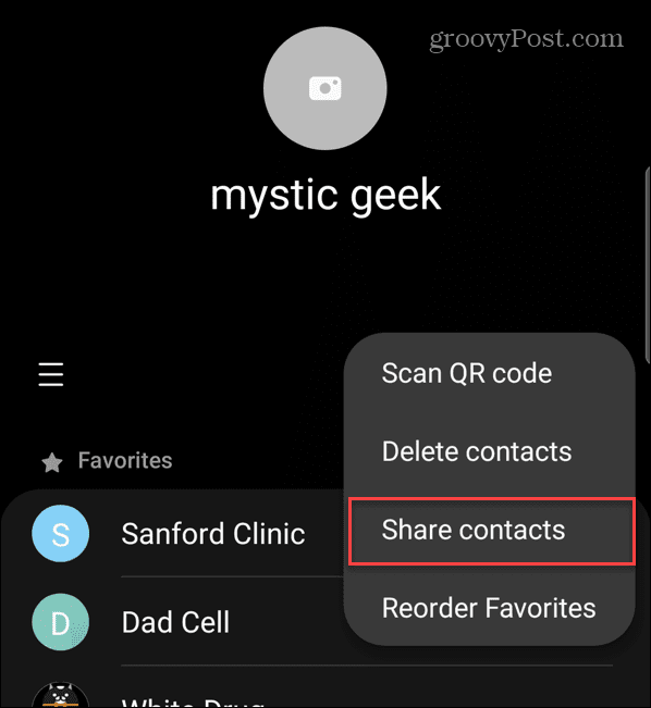 Overfør kontakter fra Android til Android