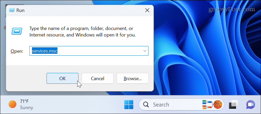Ret Windows Update-fejl 0x8007001d